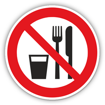 o sinal de comer está prohibido durante a perda de peso