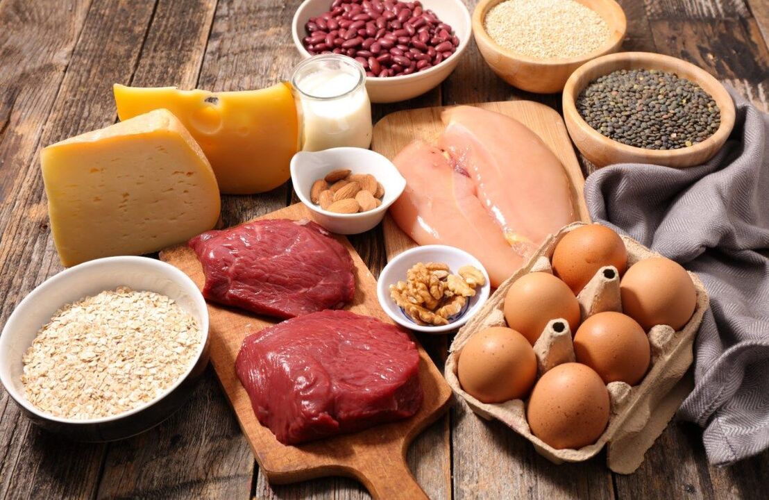 Alimentos permitidos nunha dieta proteica